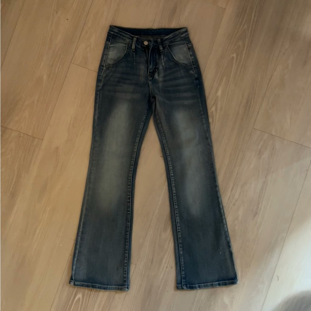 SHEIN Blue Denim Jeans